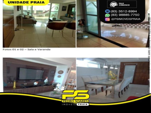 Imagem Apartamento com 3 Quartos à Venda, 300 m² em Jardim Oceania - João Pessoa