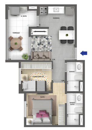 Imagem Apartamento com 2 Quartos à Venda, 32 m² em Campo Limpo - São Paulo Imagem Apartamento com 2 Quartos à Venda, 32 m² em Campo Limpo - São Paulo