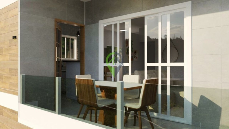 Imagem Casa com 2 Quartos à Venda, 115 m² em Marapé - Santos