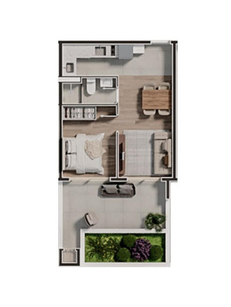 Imagem Apartamento com 1 Quarto à Venda, 52 m² em Bom Retiro - Curitiba