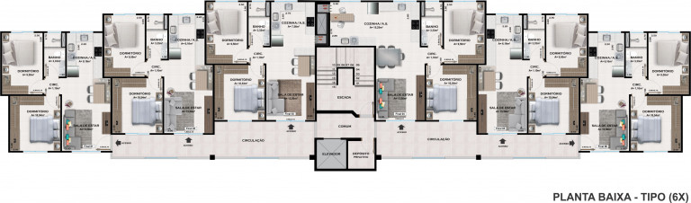 Imagem Apartamento com 2 Quartos à Venda, 48 m² em Petrópolis - Passo Fundo Imagem Apartamento com 2 Quartos à Venda, 48 m² em Petrópolis - Passo Fundo