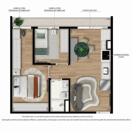 Imagem Imóvel com 2 Quartos à Venda, 42 m² em Cambuci - São Paulo