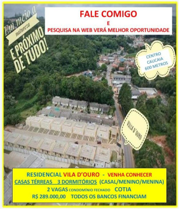 Imagem Casa com 3 Quartos à Venda, 110 m² em Chácara Tropical (caucaia Do Alto) - Cotia Imagem Casa com 3 Quartos à Venda, 110 m² em Chácara Tropical (caucaia Do Alto) - Cotia