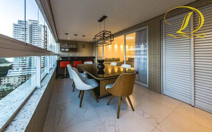 Apartamento com 3 Quartos à Venda, 147 m² em Canto Do Forte - Praia Grande