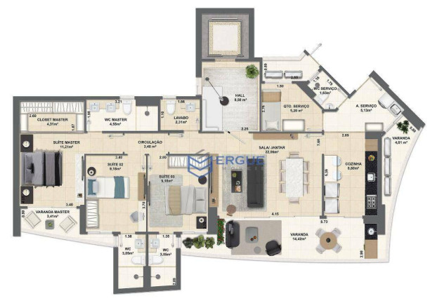 Imagem Apartamento com 4 Quartos à Venda, 141 m² em Fátima - Fortaleza Imagem Apartamento com 4 Quartos à Venda, 141 m² em Fátima - Fortaleza