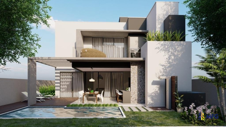 Imagem Casa de Condomínio com 4 Quartos à Venda, 370 m² em Alphaville Nova Esplanada 3 - Votorantim