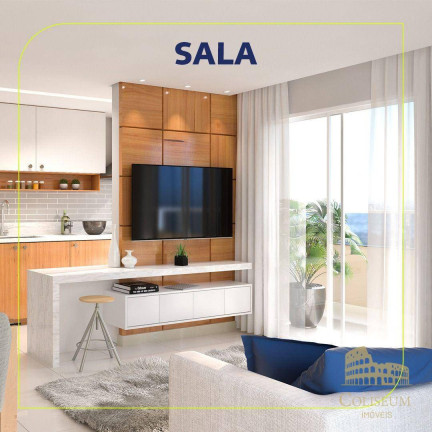 Apartamento com 1 Quarto à Venda, 40 m² em Vila Guilhermina - Praia Grande