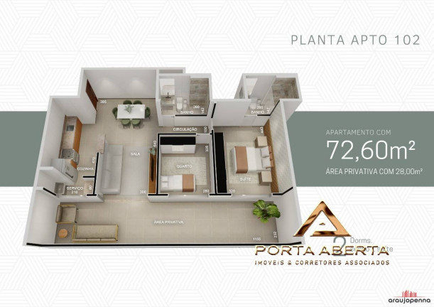 Imagem Apartamento com 2 Quartos à Venda, 72 m² em Vila Dos Técnicos - Timóteo