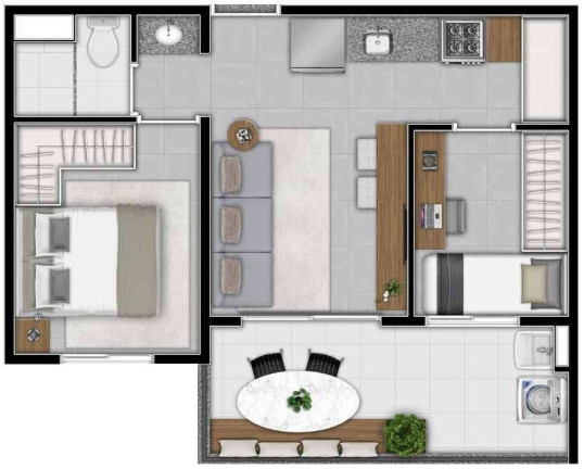 Imagem Apartamento com 1 Quarto à Venda, 36 m² em Santana - São Paulo