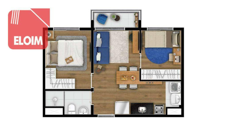 Imagem Apartamento com 2 Quartos à Venda, 37 m² em Barra Funda - São Paulo