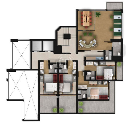 Imagem Apartamento com 1 Quarto à Venda, 24 m² em Brooklin Paulista - São Paulo