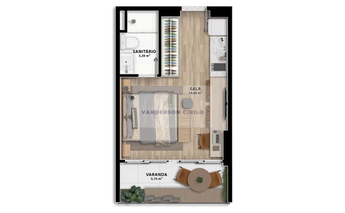 Apartamento com 1 Quarto à Venda, 26 m² em Rio Vermelho - Salvador