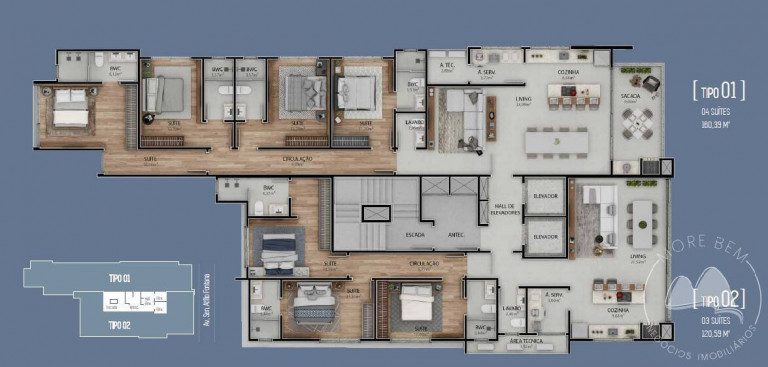 Imagem Apartamento com 4 Quartos à Venda, 160 m² em Balneário Perequê - Porto Belo