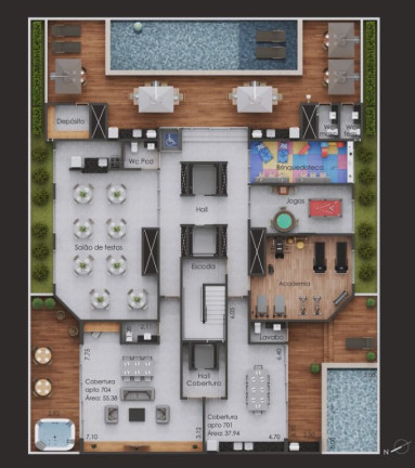 Imagem Apartamento com 3 Quartos à Venda, 77 m² em Poço - Cabedelo