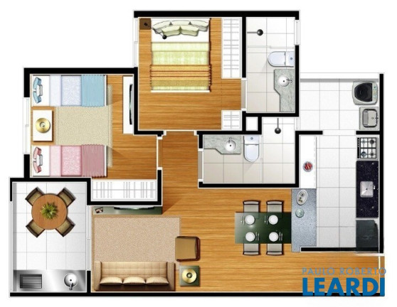 Imagem Apartamento com 2 Quartos à Venda, 60 m² em Campestre - Santo André Imagem Apartamento com 2 Quartos à Venda, 60 m² em Campestre - Santo André