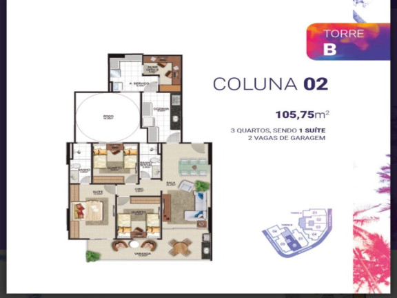 Imagem Apartamento com 3 Quartos à Venda, 102 m² em Praia Do Morro - Guarapari Imagem Apartamento com 3 Quartos à Venda, 102 m² em Praia Do Morro - Guarapari
