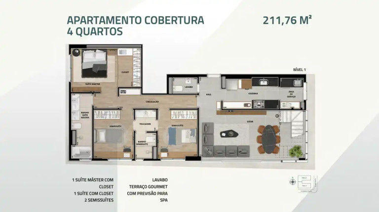 Imagem Cobertura com 4 Quartos à Venda, 162 m² em Santo Agostinho - Belo Horizonte Imagem Cobertura com 4 Quartos à Venda, 162 m² em Santo Agostinho - Belo Horizonte