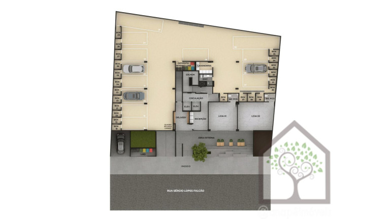 Imagem Imóvel com 1 Quarto à Venda, 24 m² em Trindade - Florianópolis