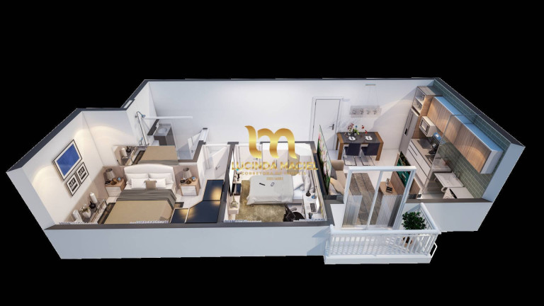 Imagem Apartamento à Venda, 46 m² em Parque São Vicente - São Vicente Imagem Apartamento à Venda, 46 m² em Parque São Vicente - São Vicente