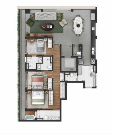 Imagem Apartamento com 3 Quartos à Venda, 149 m² em Moema - São Paulo Imagem Apartamento com 3 Quartos à Venda, 149 m² em Moema - São Paulo