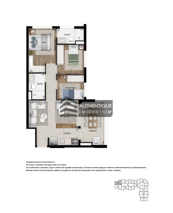 Imagem Apartamento com 2 Quartos à Venda, 65 m² em Tatuapé - São Paulo Imagem Apartamento com 2 Quartos à Venda, 65 m² em Tatuapé - São Paulo