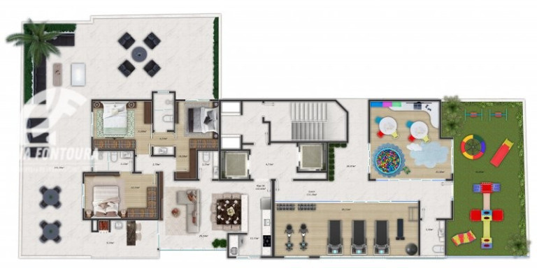 Foto do imóvel Apartamento com 3 Quartos à Venda, 97 m² em Meia Praia - Itapema