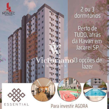 Apartamento com 3 Quartos à Venda, 69 m² em Jardim Das Indústrias - Jacareí
