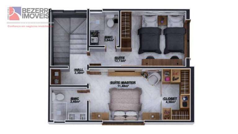 Imagem Casa com 3 Quartos à Venda, 125 m² em Ponta Negra - Natal Imagem Casa com 3 Quartos à Venda, 125 m² em Ponta Negra - Natal