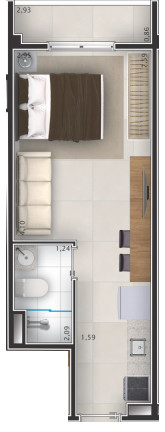 Imagem Apartamento com 2 Quartos à Venda, 51 m² em Saúde - São Paulo