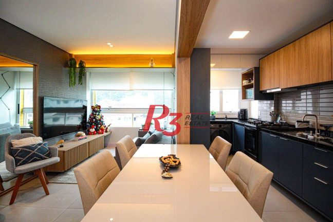 Apartamento com 2 Quartos à Venda, 73 m² em Campo Grande - Santos