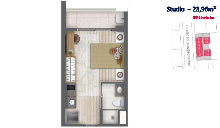 Imagem Apartamento com 1 Quarto à Venda, 54 m² em Centro - São Paulo Imagem Apartamento com 1 Quarto à Venda, 54 m² em Centro - São Paulo