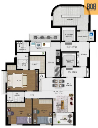 Imagem Apartamento com 3 Quartos à Venda, 84 m² em Rosarinho - Recife Imagem Apartamento com 3 Quartos à Venda, 84 m² em Rosarinho - Recife