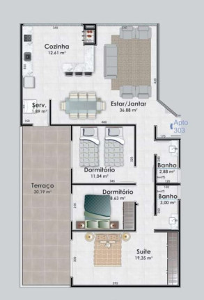 Imagem Apartamento com 3 Quartos à Venda, 60 m² em Zona Nova - Capão Da Canoa Imagem Apartamento com 3 Quartos à Venda, 60 m² em Zona Nova - Capão Da Canoa