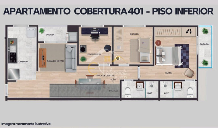 Imagem Apartamento com 2 Quartos à Venda, 68 m² em Centro - Pinhais Imagem Apartamento com 2 Quartos à Venda, 68 m² em Centro - Pinhais
