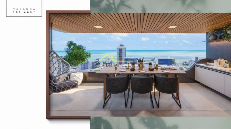 Imagem Apartamento com 3 Quartos à Venda, 158 m² em Jardim Oceania - João Pessoa