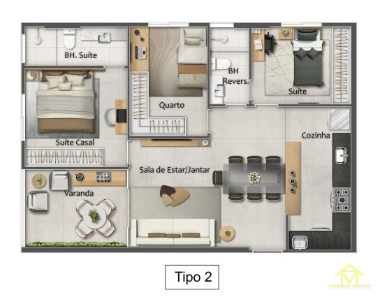 Imagem Apartamento com 3 Quartos à Venda, 77 m² em Praia Da Costa - Vila Velha Imagem Apartamento com 3 Quartos à Venda, 77 m² em Praia Da Costa - Vila Velha