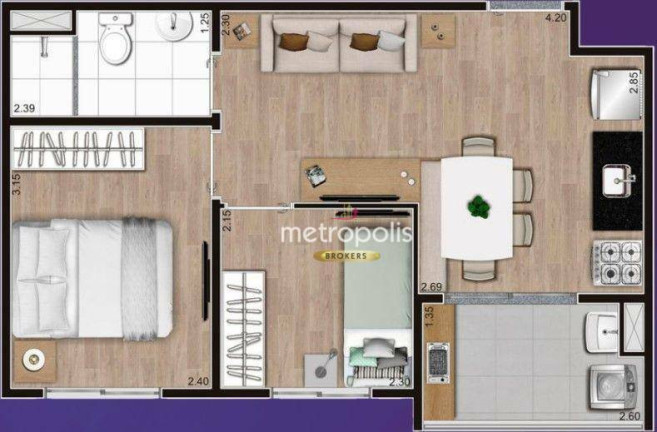 Imagem Apartamento com 2 Quartos à Venda, 38 m² em Lapa - São Paulo