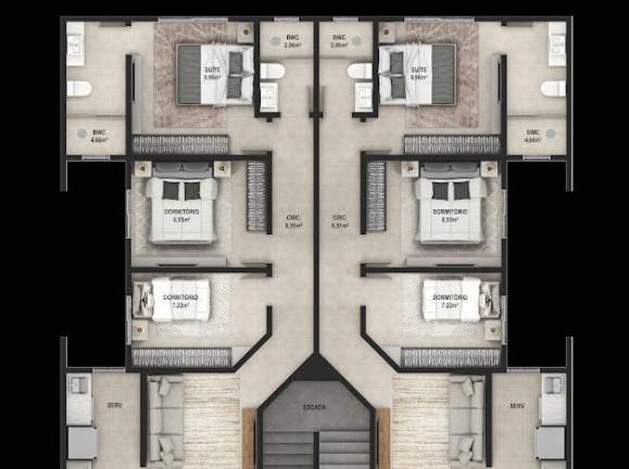 Imagem Apartamento com 3 Quartos à Venda, 78 m² em Centro - Barra Velha Imagem Apartamento com 3 Quartos à Venda, 78 m² em Centro - Barra Velha