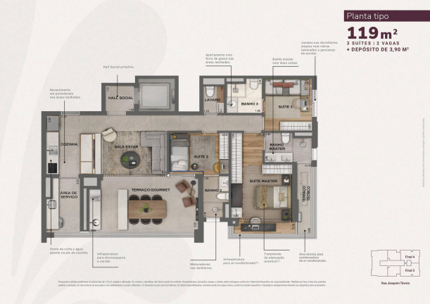 Imagem Apartamento com 3 Quartos à Venda, 119 m² em Vila Mariana - São Paulo Imagem Apartamento com 3 Quartos à Venda, 119 m² em Vila Mariana - São Paulo