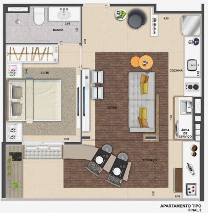 Imagem Apartamento com 1 Quarto à Venda, 45 m² em Indianópolis - São Paulo Imagem Apartamento com 1 Quarto à Venda, 45 m² em Indianópolis - São Paulo