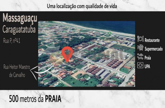 Imagem Sobrado com 2 Quartos à Venda, 75 m² em Balneário Gardem Mar - Caraguatatuba