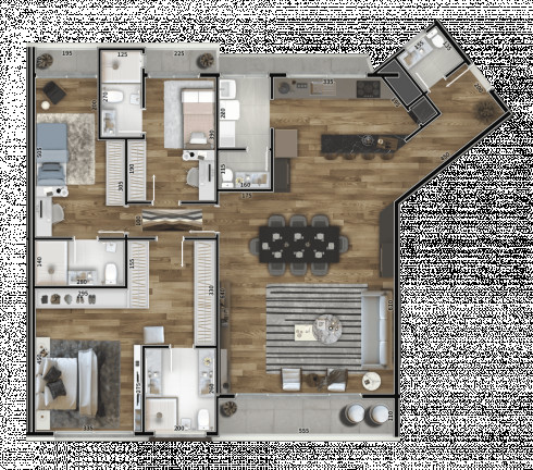 Imagem Apartamento com 3 Quartos à Venda, 154 m² em Hugo Lange - Curitiba