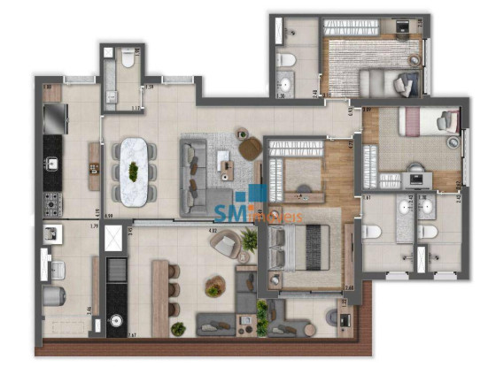 Imagem Apartamento com 2 Quartos à Venda, 95 m² em Saúde - São Paulo