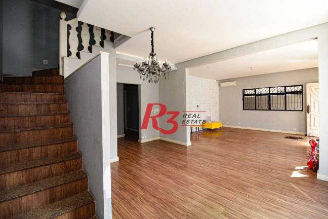 Imagem Sobrado com 3 Quartos à Venda ou Locação, 276 m² em Aparecida - Santos