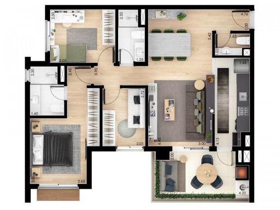 Imagem Apartamento com 3 Quartos à Venda, 91 m² em Jardim Guedala - São Paulo Imagem Apartamento com 3 Quartos à Venda, 91 m² em Jardim Guedala - São Paulo
