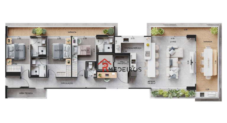 Imagem Apartamento com 3 Quartos à Venda, 150 m² em Canto Do Forte - Praia Grande Imagem Apartamento com 3 Quartos à Venda, 150 m² em Canto Do Forte - Praia Grande