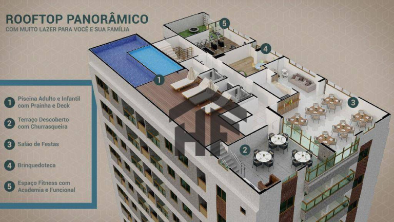 Imagem Apartamento com 2 Quartos à Venda, 51 m² em Encruzilhada - Recife