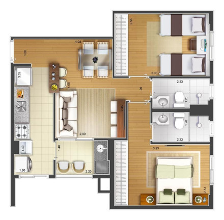 Imagem Apartamento com 2 Quartos à Venda, 59 m² em Santa Paula - São Caetano Do Sul Imagem Apartamento com 2 Quartos à Venda, 59 m² em Santa Paula - São Caetano Do Sul