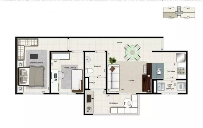 Imagem Apartamento com 2 Quartos à Venda, 60 m² em Chácara Segre - Jundiaí Imagem Apartamento com 2 Quartos à Venda, 60 m² em Chácara Segre - Jundiaí