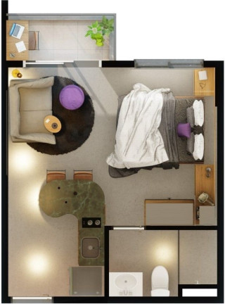 Apartamento com 1 Quarto à Venda, 58 m² em Vila Madalena - São Paulo